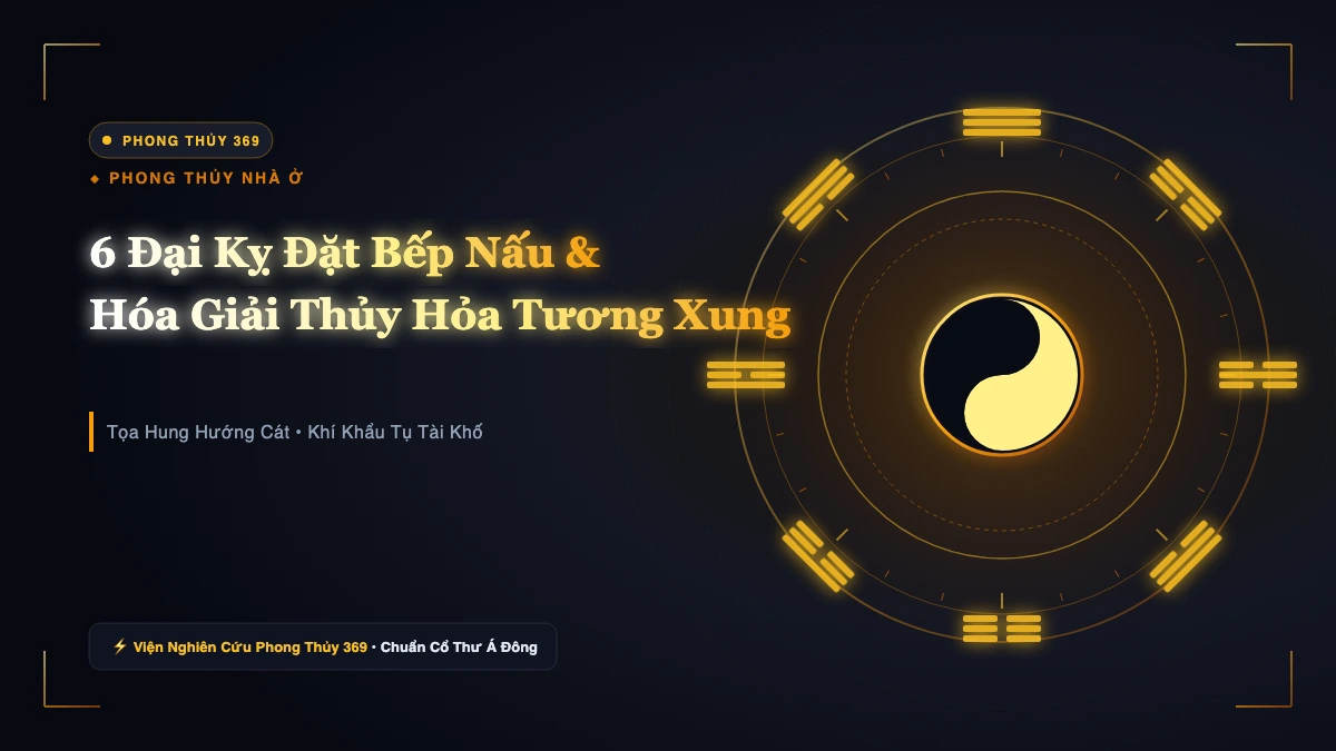 6 Đại Kỵ Phong Thủy Bếp Nấu Gây Hao Tài Và Cách Hóa Giải Thủy Hỏa Tương Xung