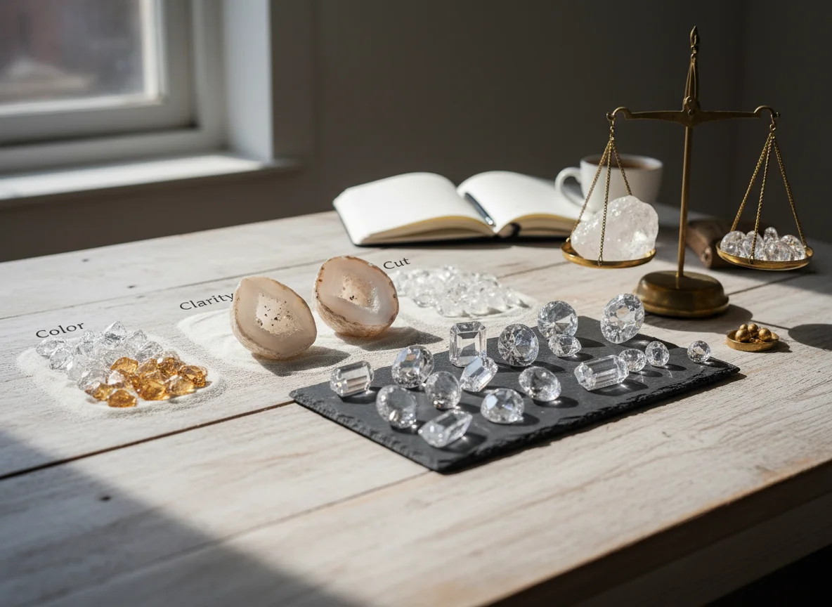 Sơ đồ tiêu chuẩn 4C định giá đá quý