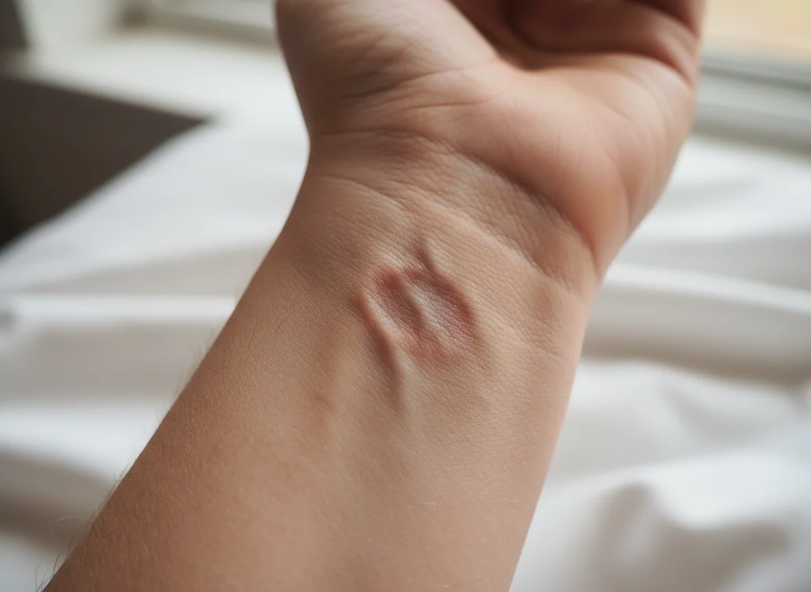 Vết hằn trên da do đeo vòng tay chật