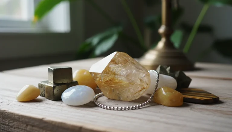 Mệnh Kim hợp đá gì - Hướng dẫn chọn đá phong thủy màu vàng trắng